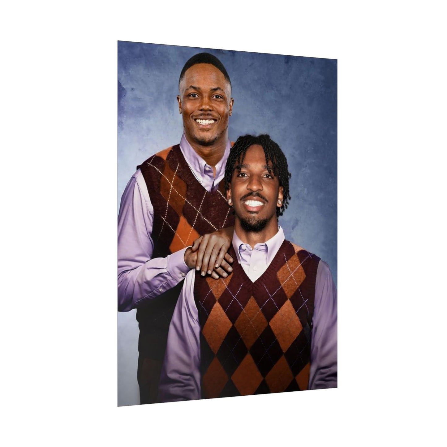 Jayden Daniels x Terry McLaurin Step Brothers Poster