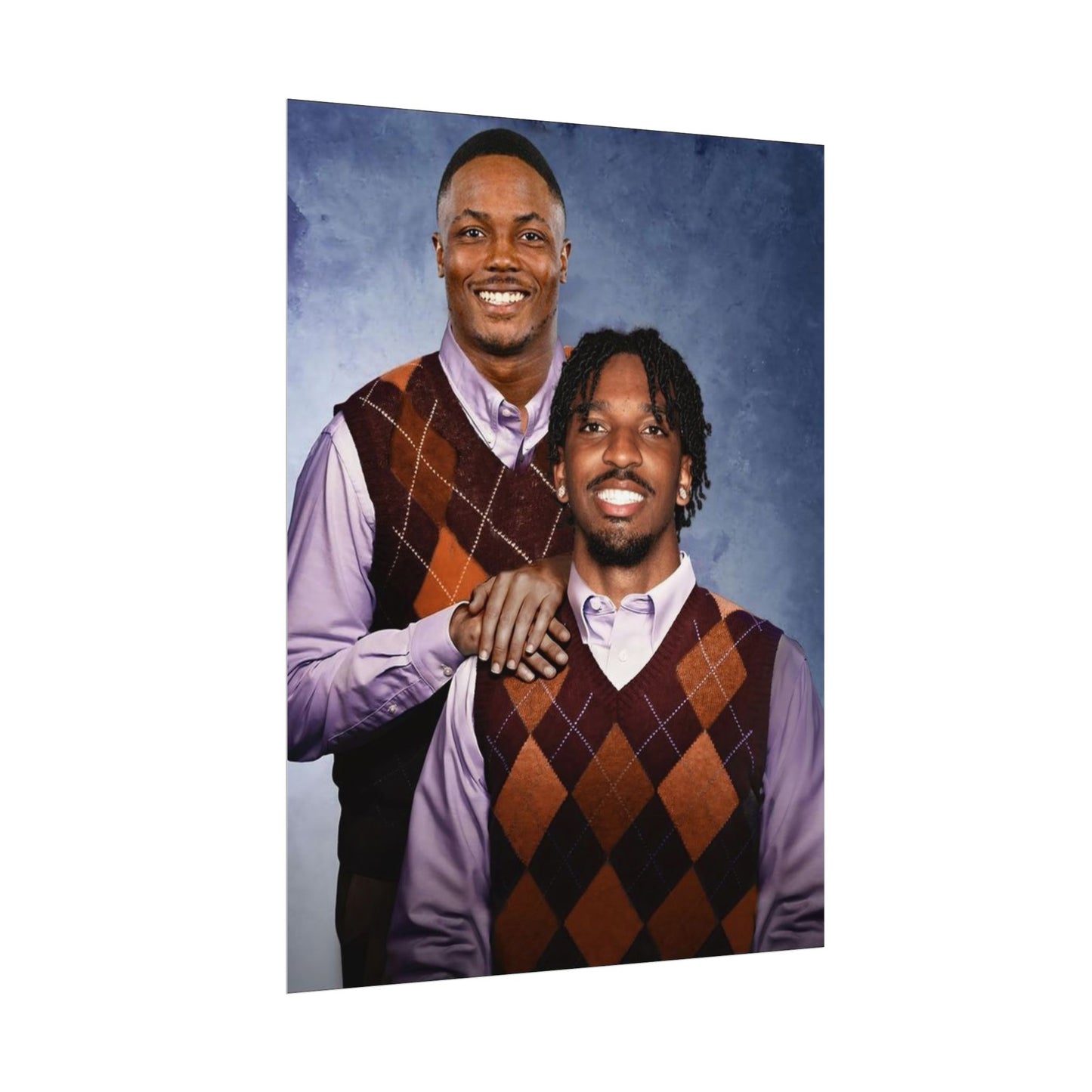 Jayden Daniels x Terry McLaurin Step Brothers Poster