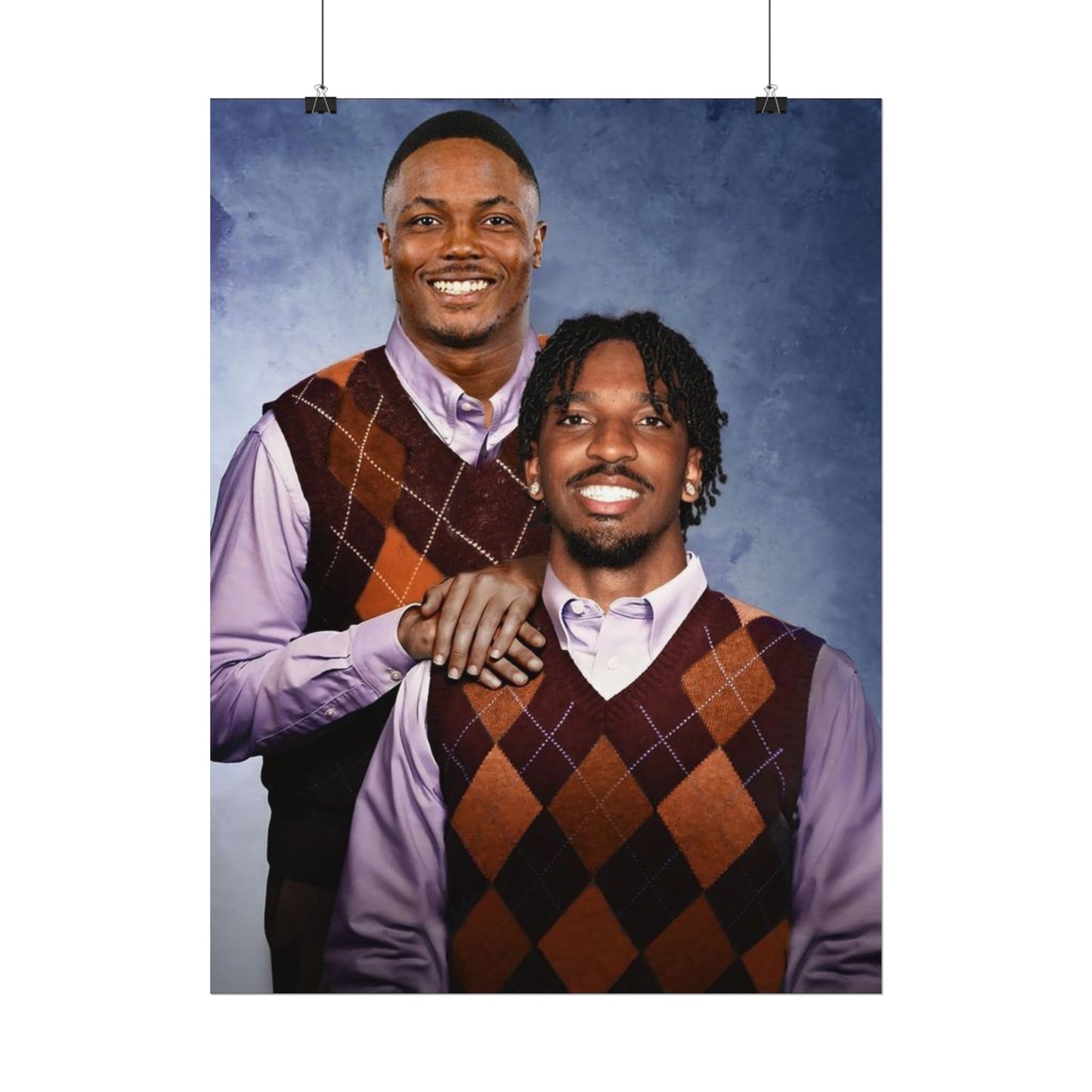 Jayden Daniels x Terry McLaurin Step Brothers Poster